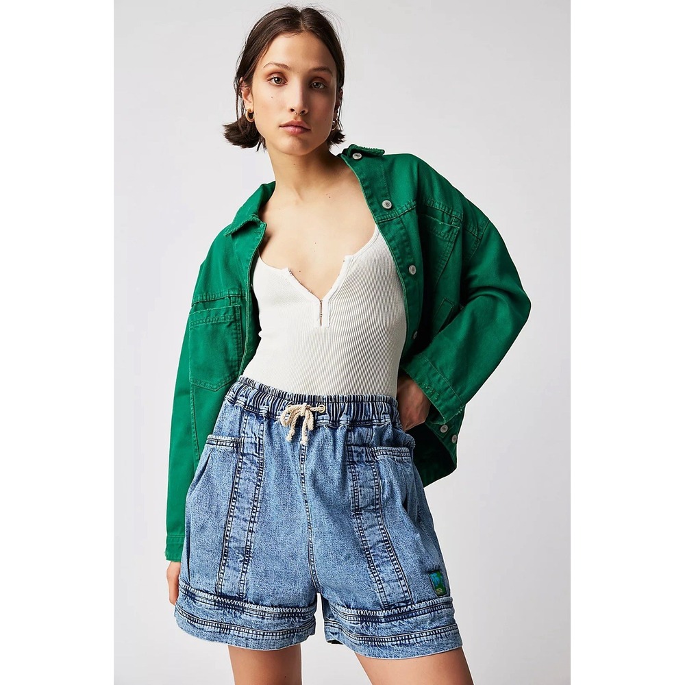Damson Madder x Free People Copenhagen Shorts Sz 16 Harem High Rise Baggy